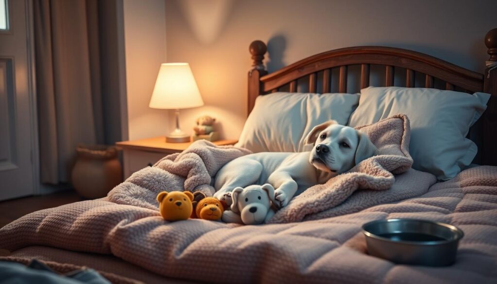 dog bedtime routine