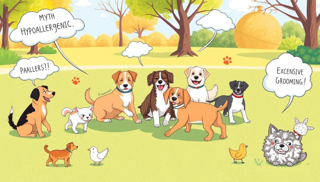 myths about hypoallergenic dogs