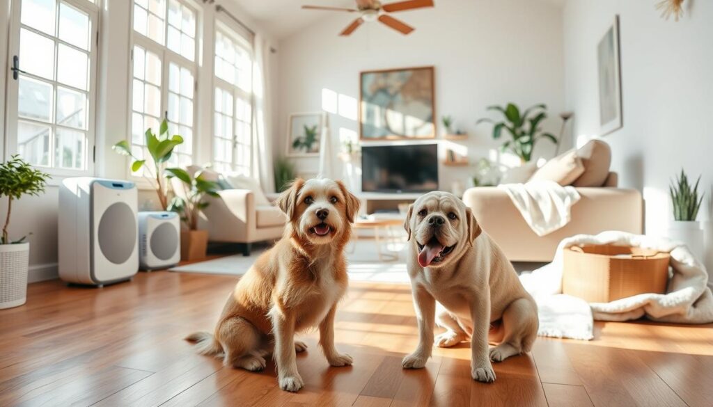 reducing allergens in a pet-friendly home