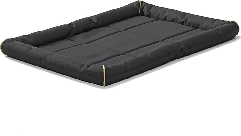 36 inch black dog bed