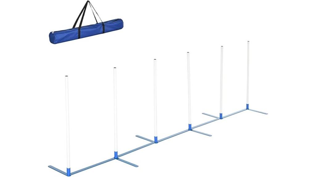 adjustable dog agility course