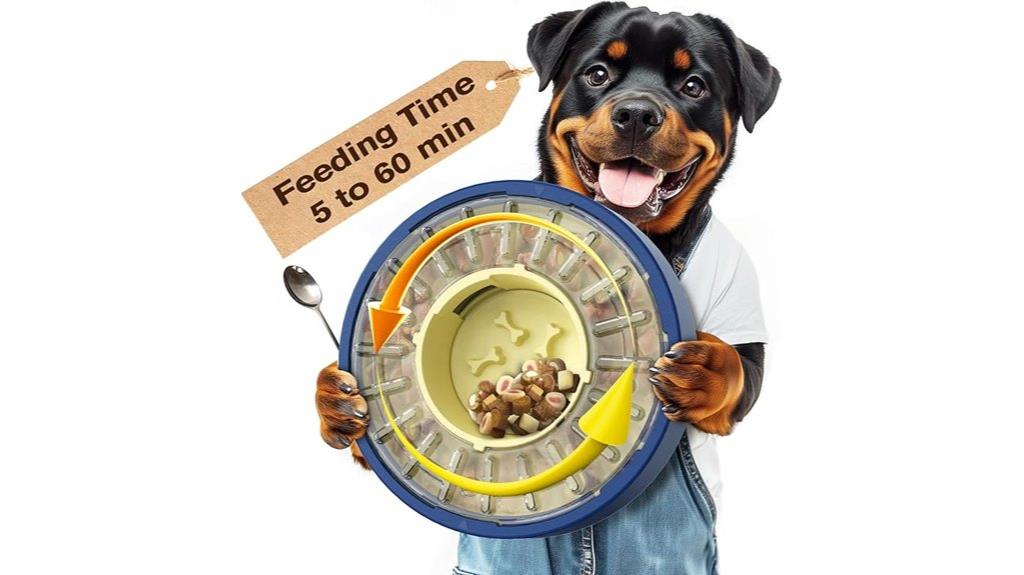 adjustable dog puzzle feeder