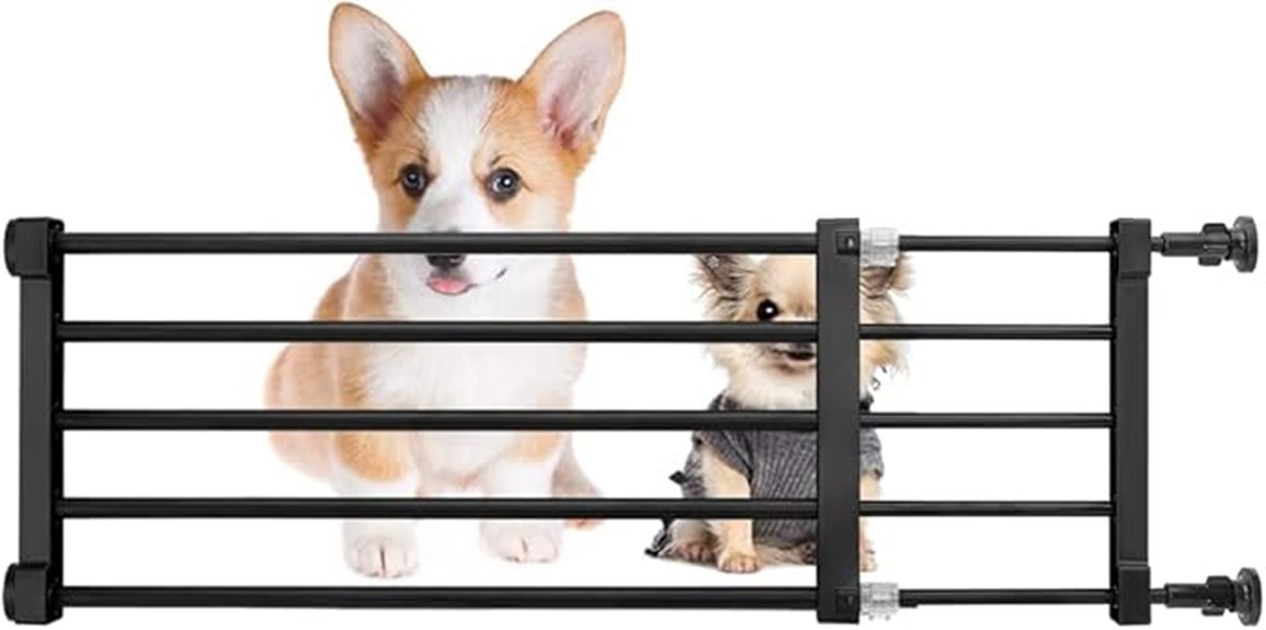 adjustable indoor dog gate