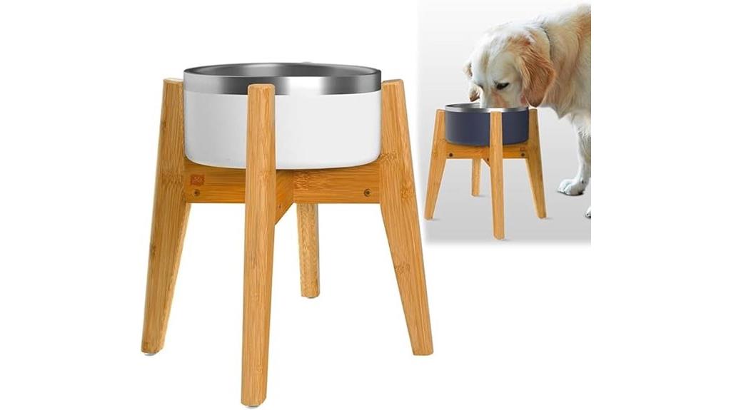 adjustable large bamboo stand