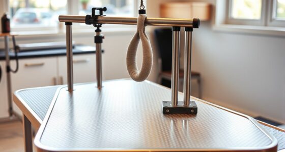 adjustable pet grooming stations