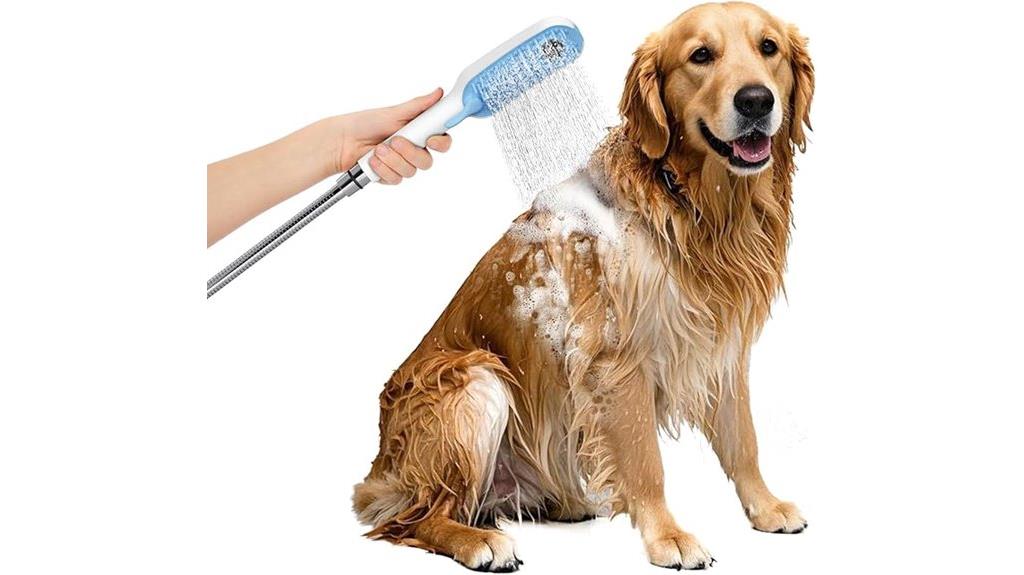 adjustable spray dog shower