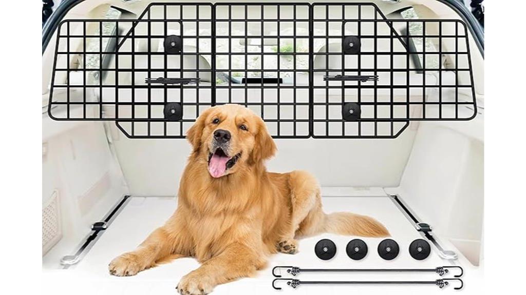 adjustable suv dog barrier