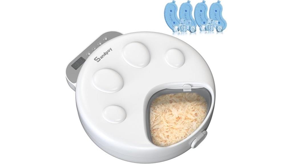 automated cat feeder with ice