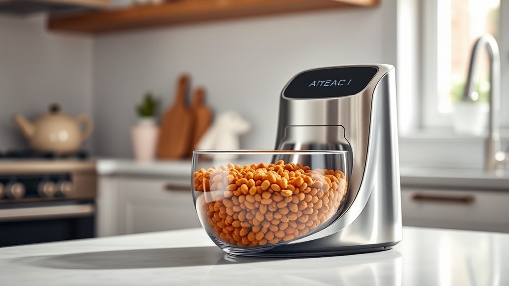 automatic dog food stirring devices