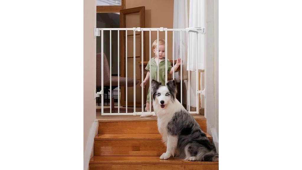baby gate with walk through
