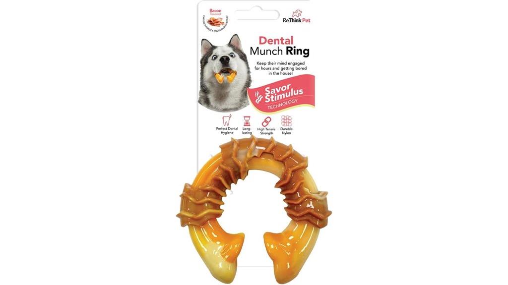 bacon scented dental chew