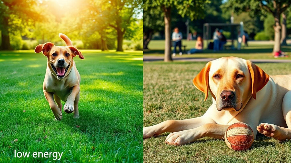 balance labrador s energy levels