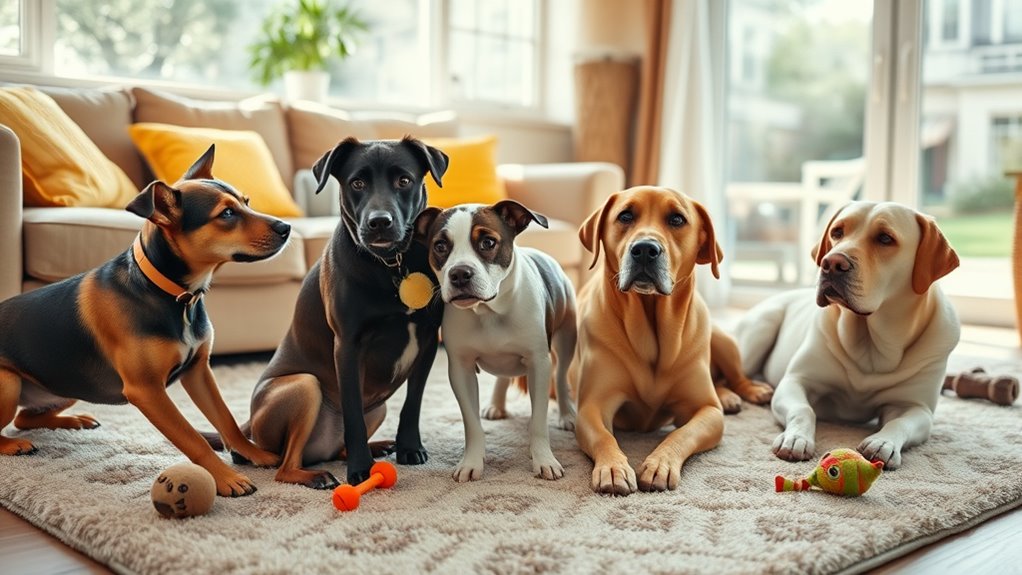 balancing multiple dogs