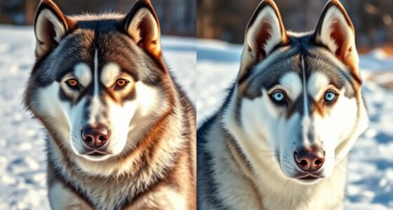 breed comparison malamute versus husky
