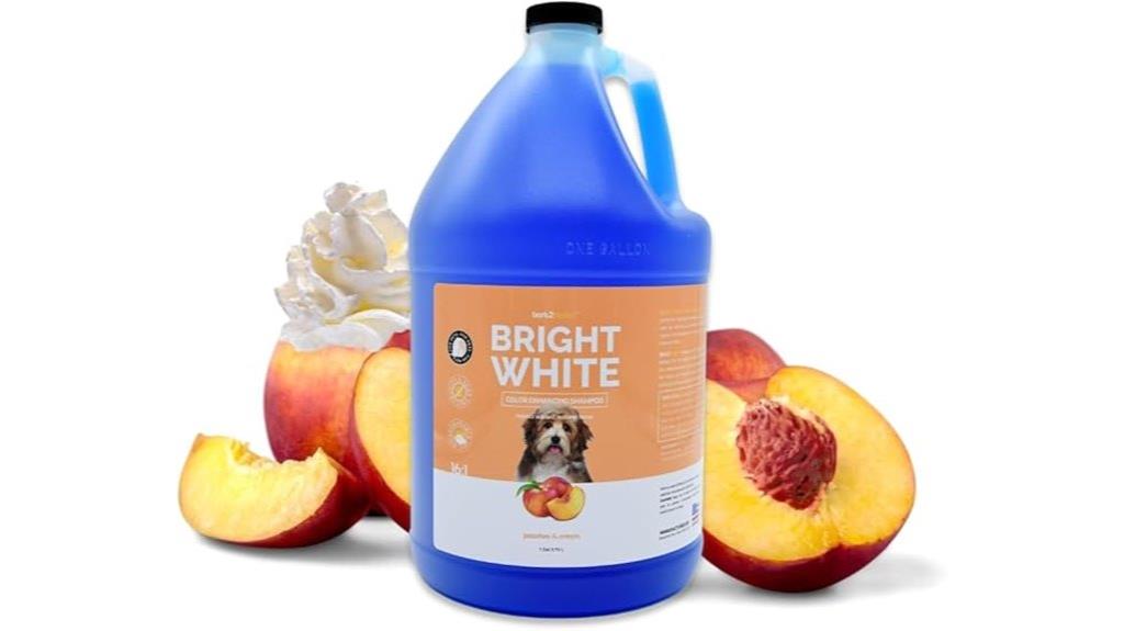bright white dog shampoo