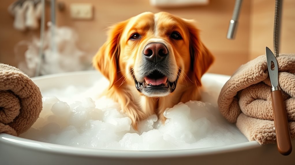 calming oatmeal dog washes