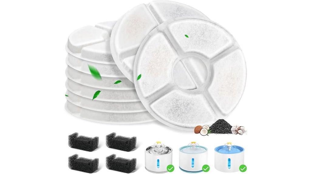 cat fountain filter pack