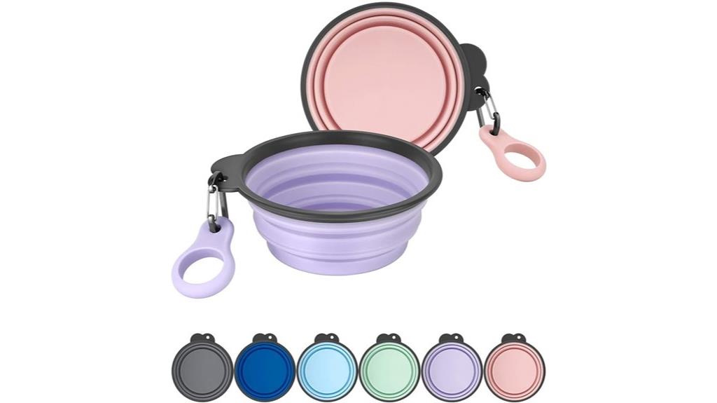 collapsible dog bowls pack