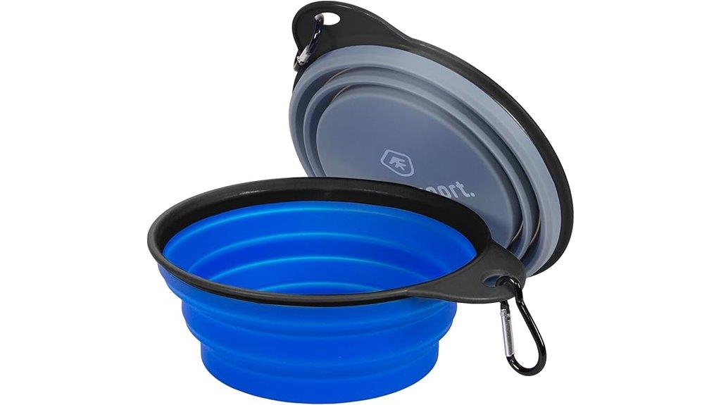 collapsible silicon travel bowls