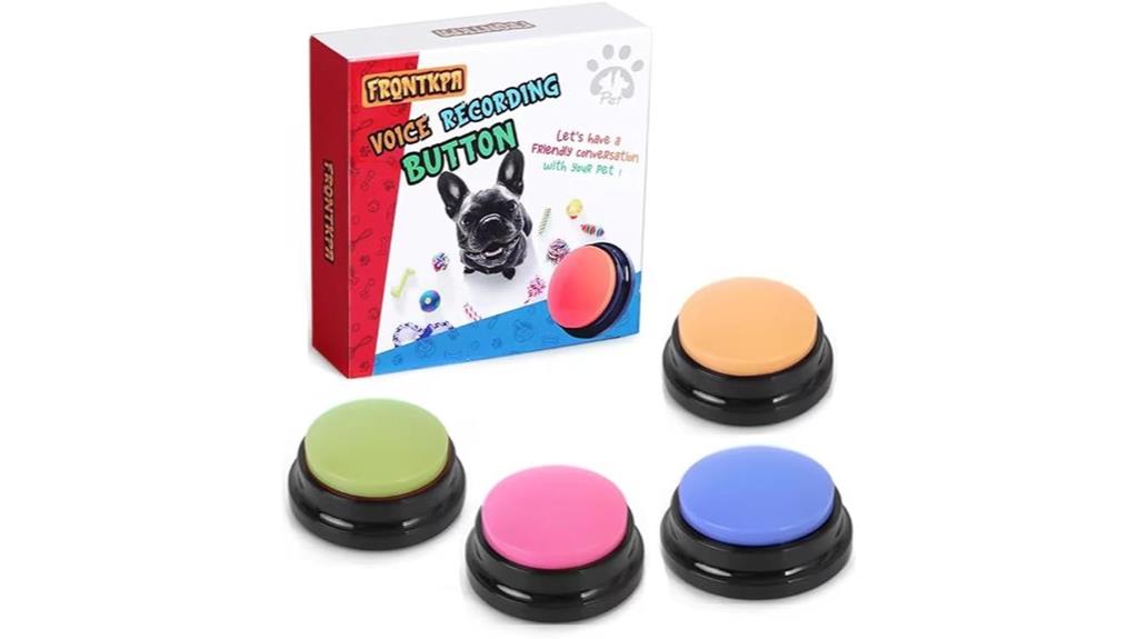 color coded pet voice button