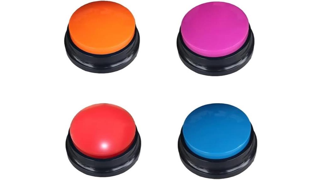 color coded pet voice button