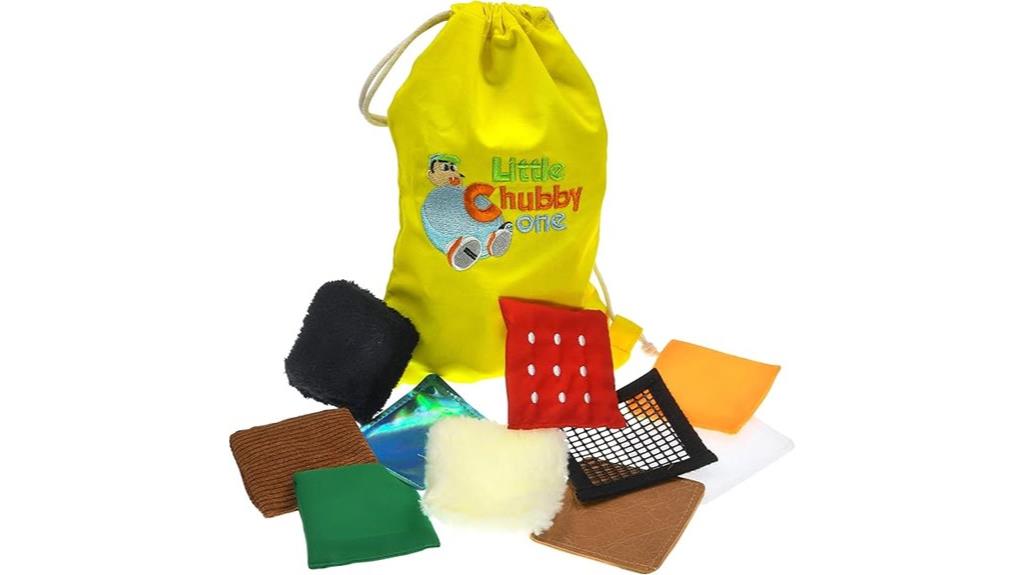 colorful textured sensory squares