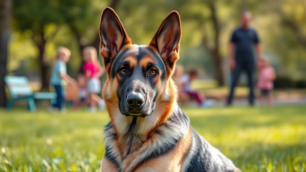 confident alert socialized dog