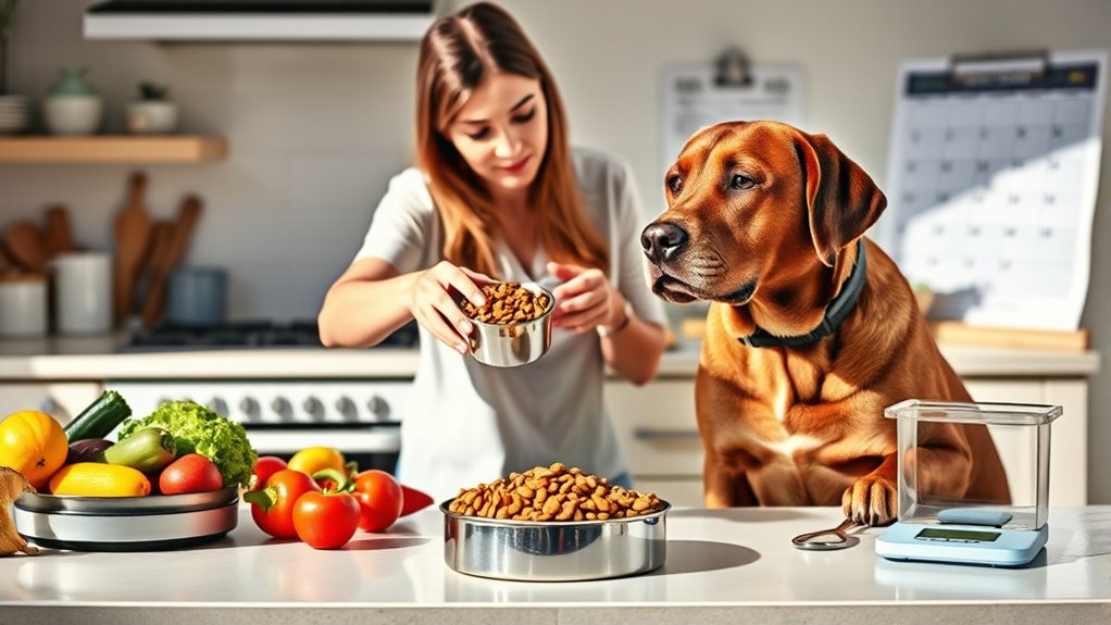 consistent balanced feeding schedule
