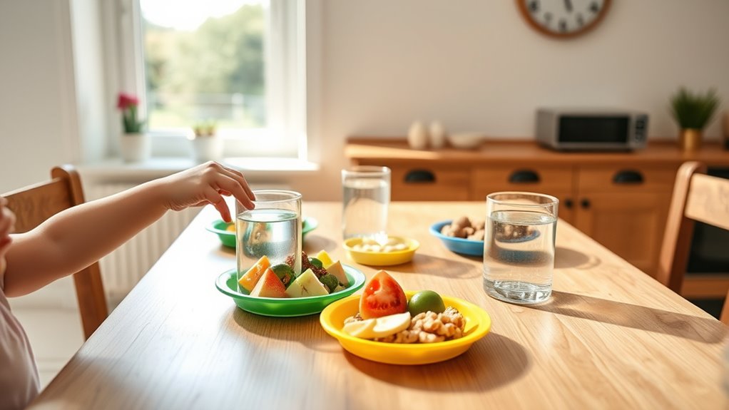 consistent feeding schedule routine