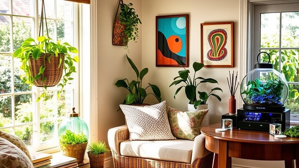create calming sensory spaces