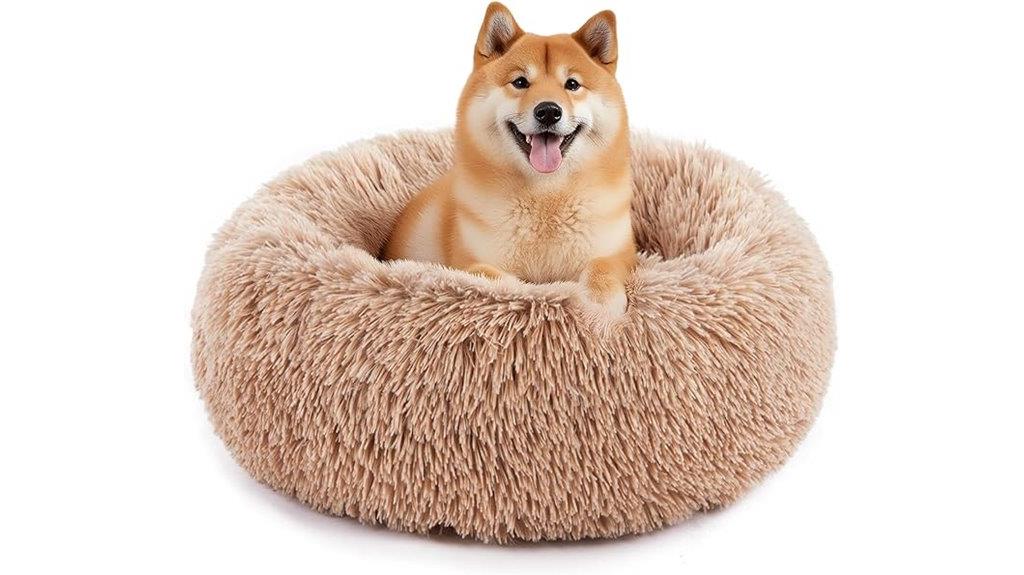 crispy calming donut bed