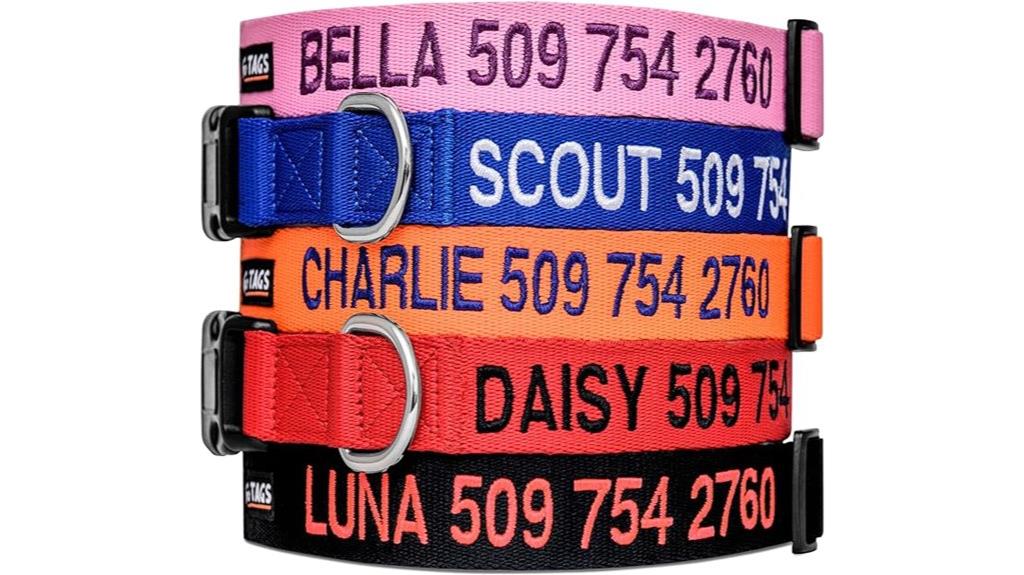 custom embroidered dog collar