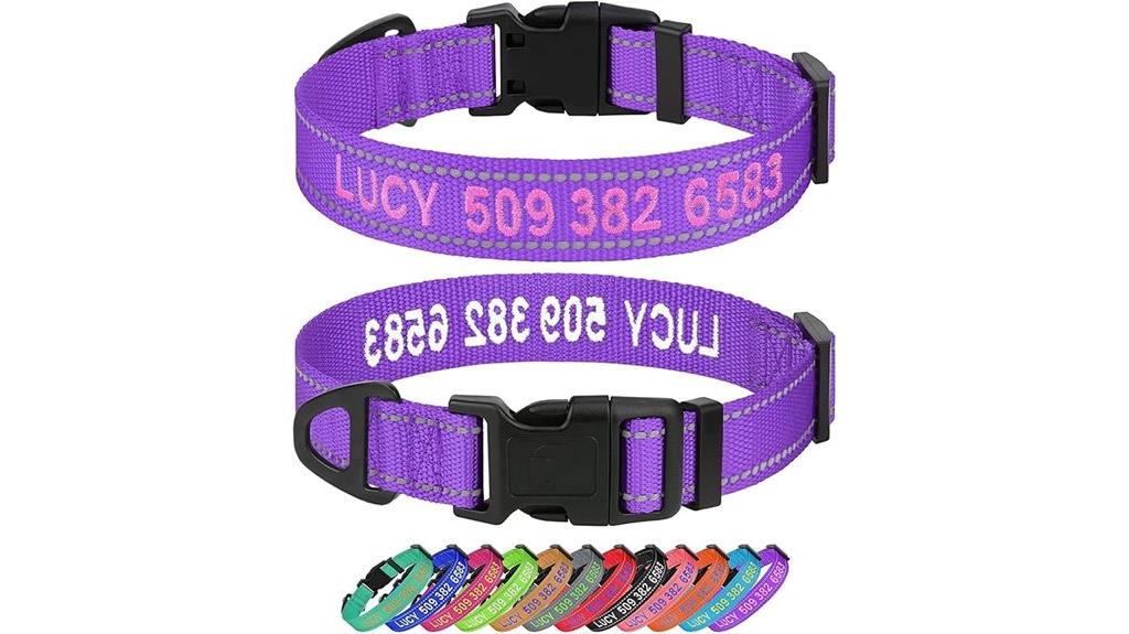custom medium dog collar