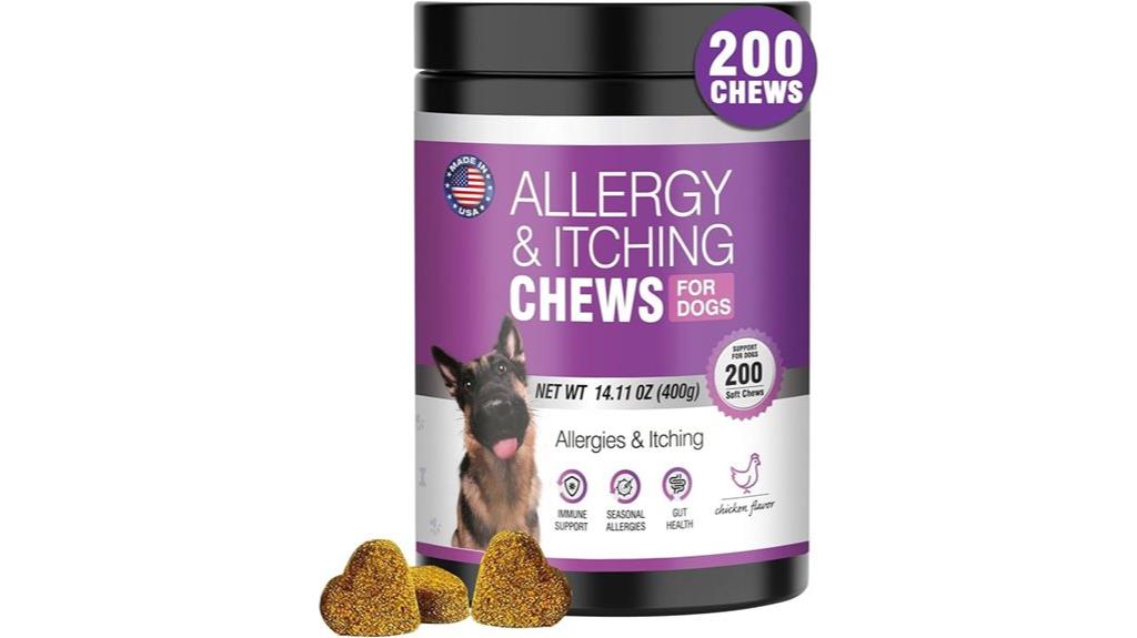 dog allergy relief chews