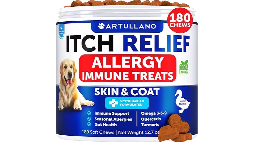 dog allergy relief treats