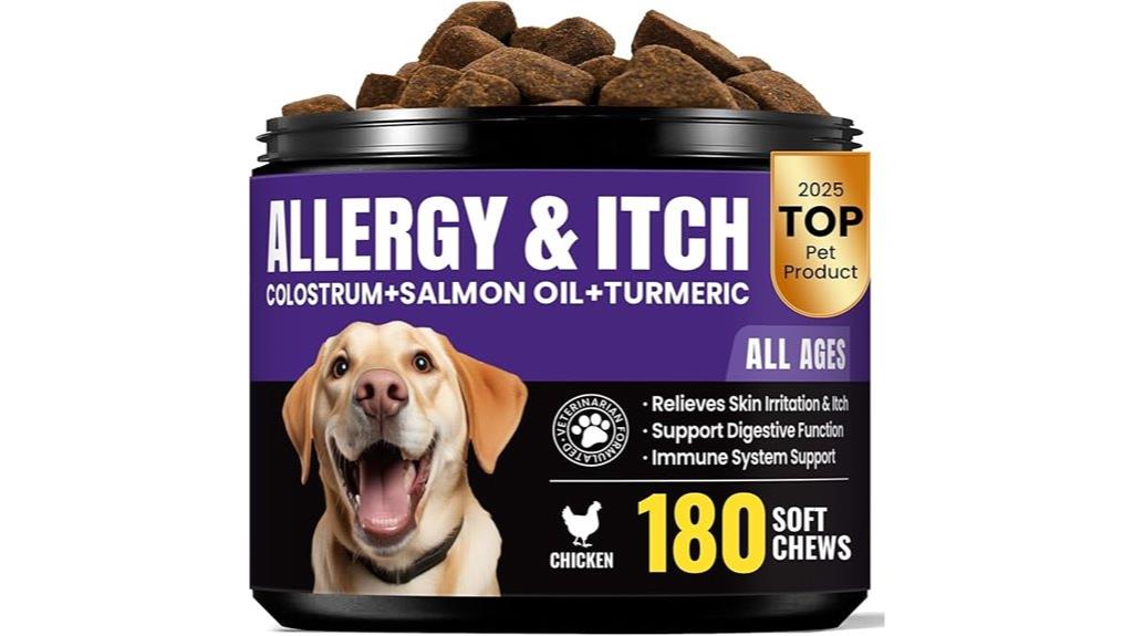 dog allergy skin relief