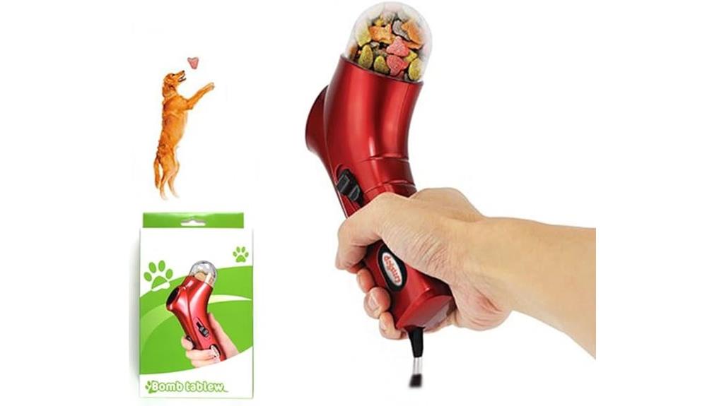 dog and cat treat launcher