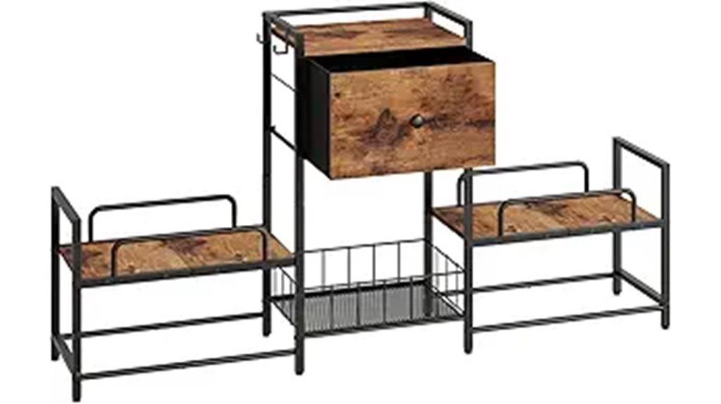 dog bowl stand with storage