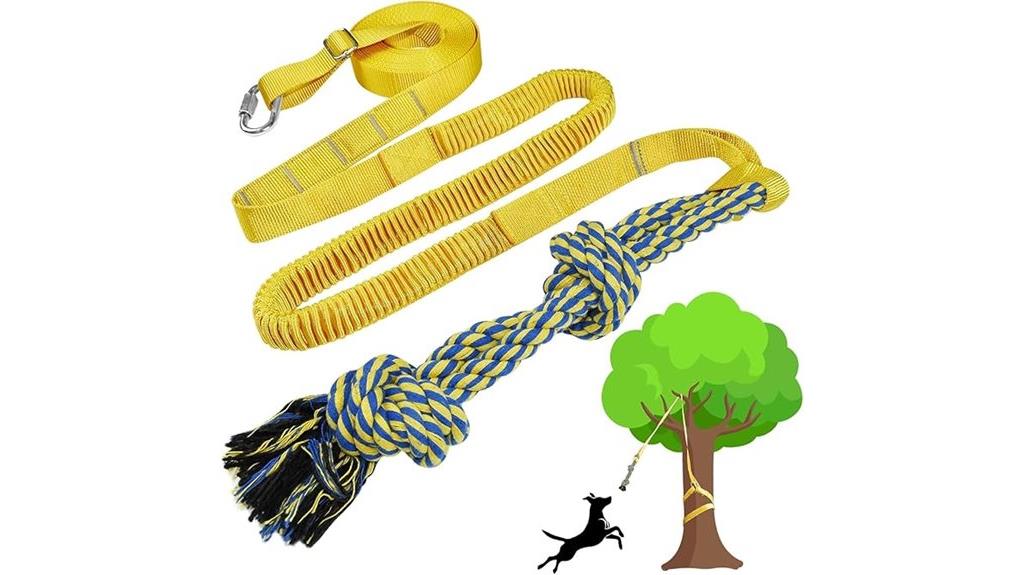 dog bungee tug toy