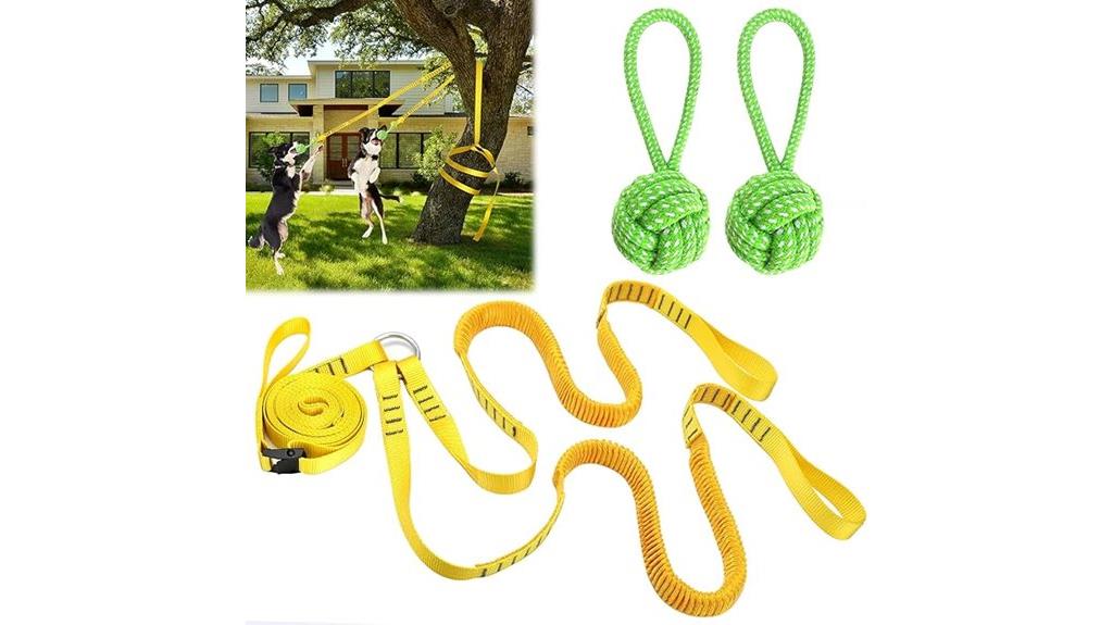 dog bungee tug toy