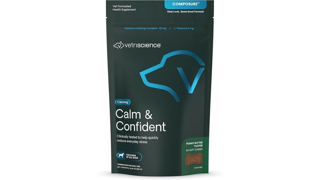 dog calming supplement chews