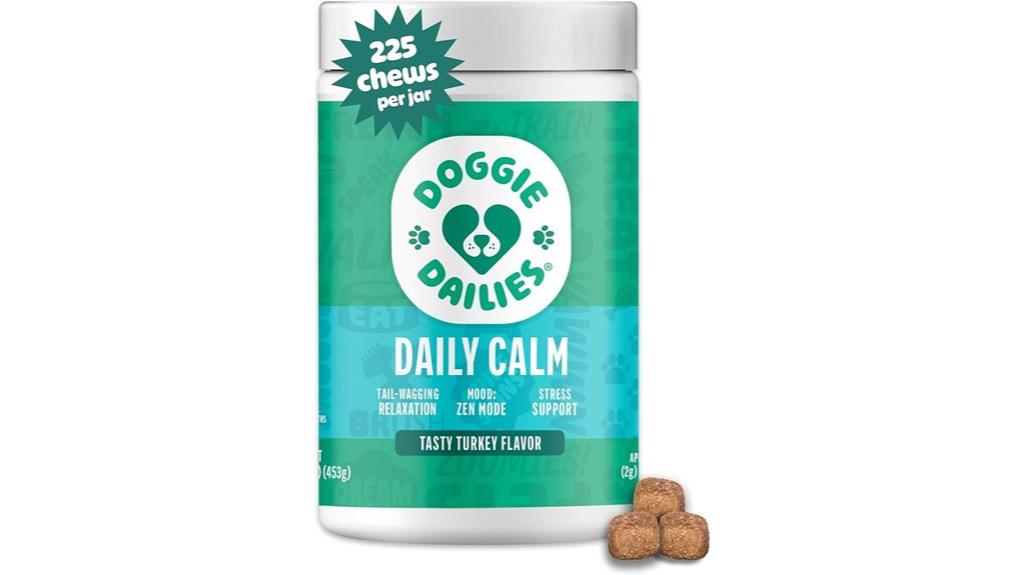 dog calming supplement chews