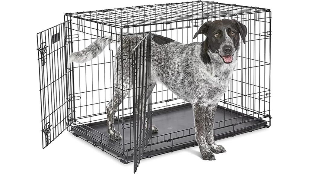 dog crate with door