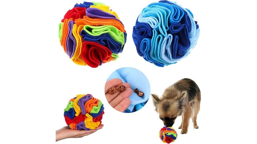 dog enrichment snuffle balls