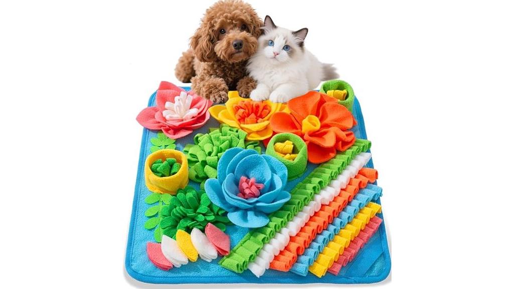 dog felt feeding mat