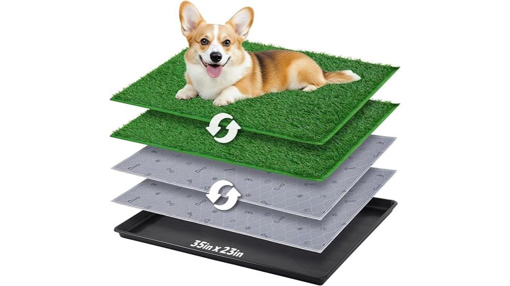 dog grass pad tray