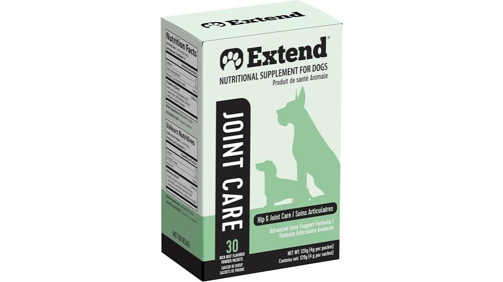 dog joint health supplement