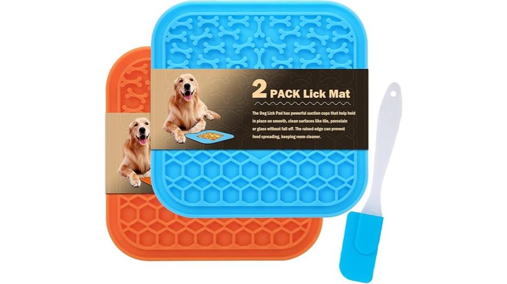 dog licking mat pack