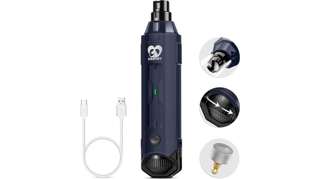 dog nail grinder six speed