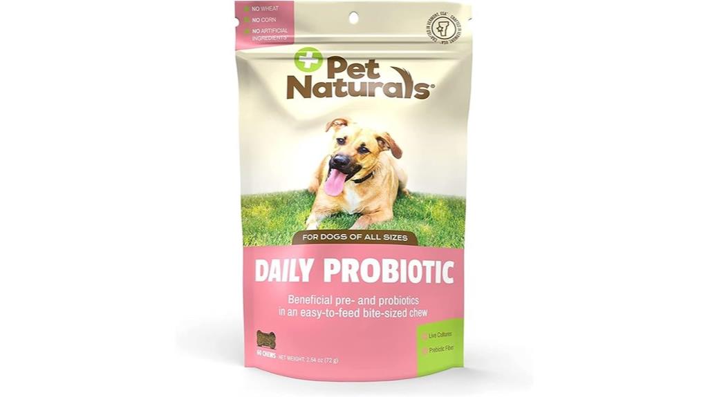 dog probiotic chews daily